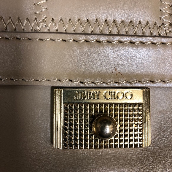 NEW JIMMY CHOO Catherine Satchel Box Bag Calfskin - Picture 3 of 8